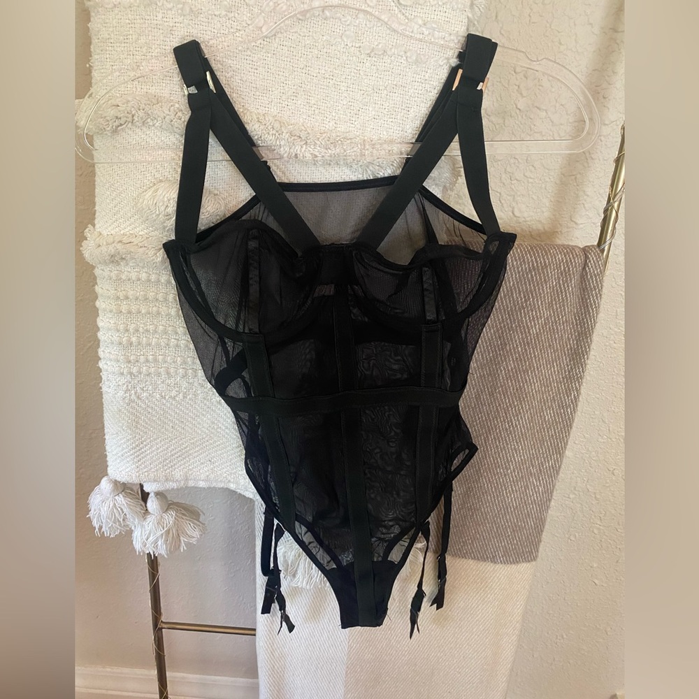 NWOT Intimate Diamond Tyra’s Sheer Bodysuit